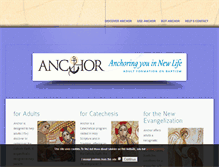 Tablet Screenshot of anchoryourfaith.com
